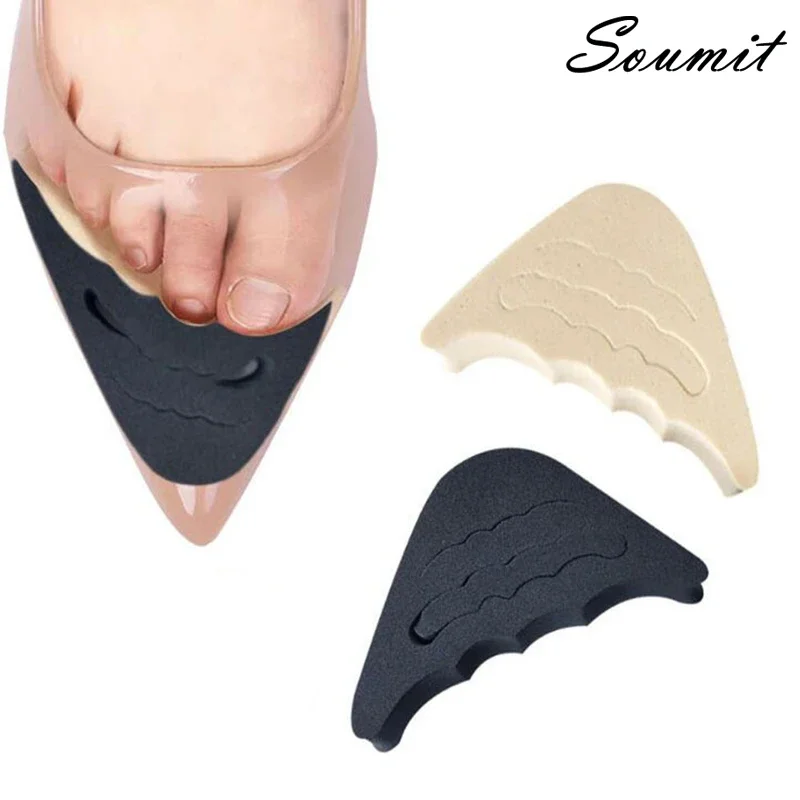 1 Pair Forefoot Insert Women High Toe Plug Half	Shoes Cushion Filler Accessories Pad For heels Sponge Feet Insoles Anti-Pain Pad