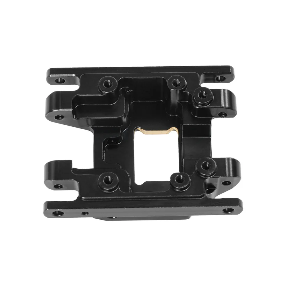 Messing Skidplate Skid Plaat Transmissie Mount 9736 Voor Trx 4M TRX4-M 1/18 Rc Crawler Auto Upgrade Onderdelen Accessoires