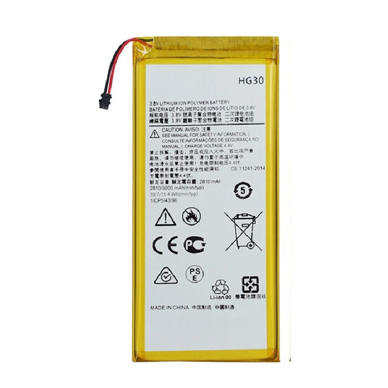 New Premium 3000mAh HG30 Compatible Battery For Motorola Moto G5S G5S Plus G6 XT1925