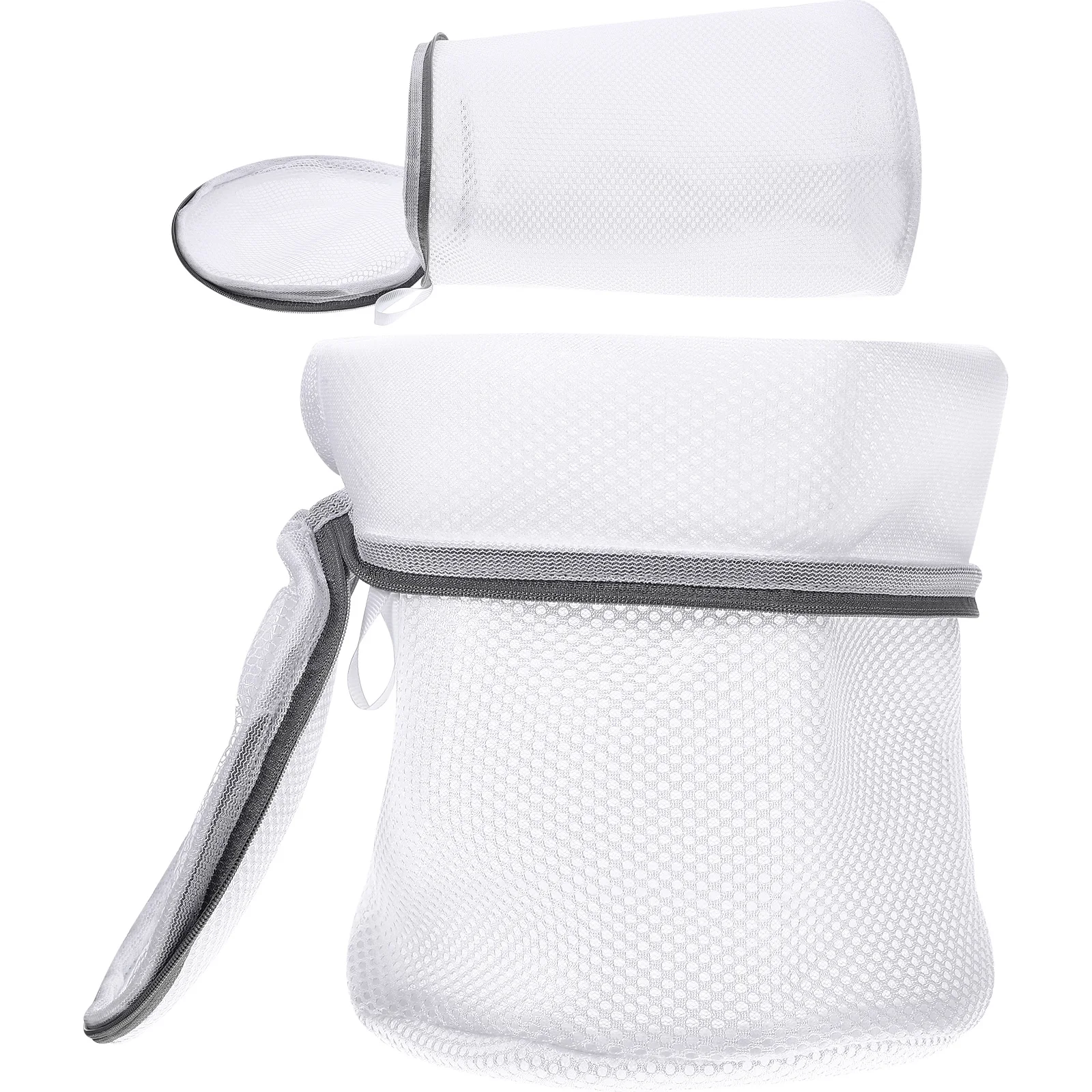 

2 Pcs Supplies Shoe Cleaning Bags Washing Mesh Bag Lightweight Polyester Travel Sneakers Laundry Dryer Bags Storage Home