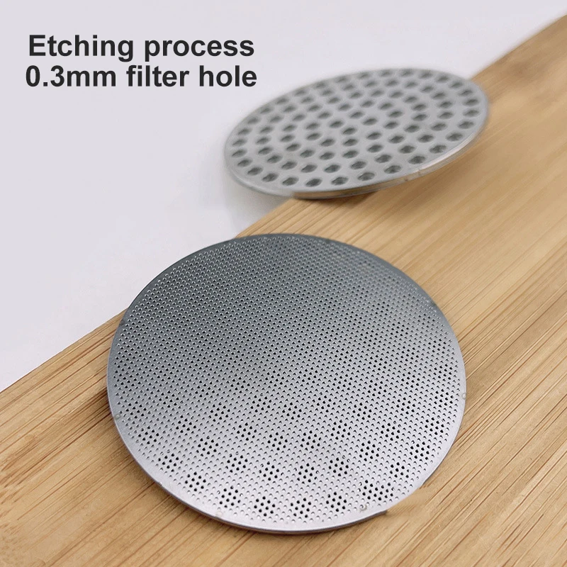 Espresso Puck Screen, Reusable Metal Coffee Filter, Double Layer Stainless Steels 51mm 53mm 58mm, Coffee Accessories