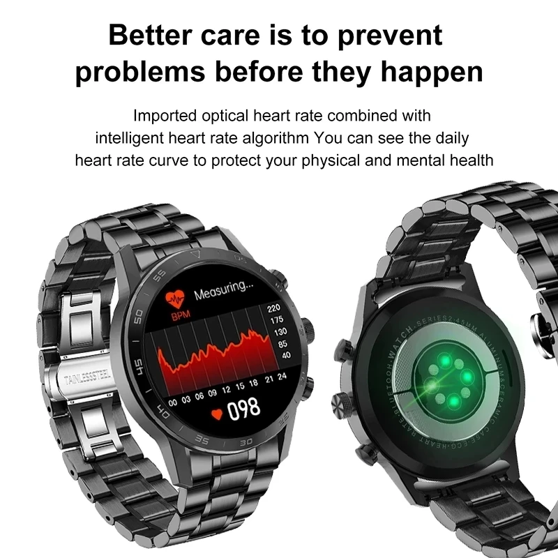 454*454 HD 1.39 Inch Màn Hình Hiển Thị Đồng Hồ Thông Minh Nam Cuộc Gọi Bluetooth Dây IP68 Chống Nước Vòng Tay Thông Minh Nghe Nhạc Đồng Hồ Thông Minh Smartwatch dành Cho Nam