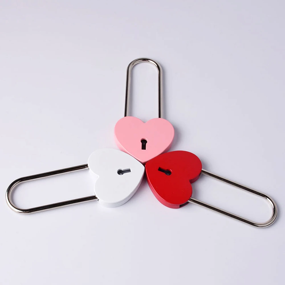 Heart Padlock Couple Love Lock Bridge For Her Him Engagement Wedding Anniversary Valentine'S Day Travel Gifts