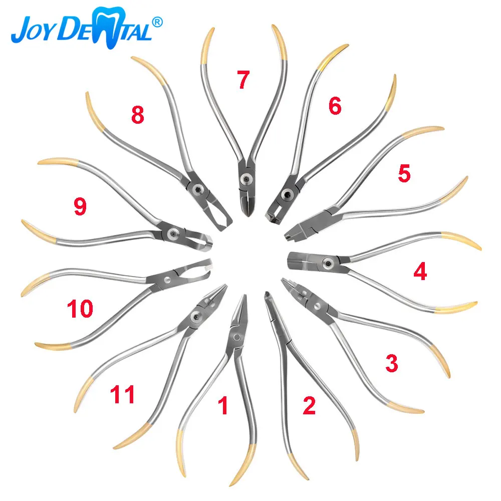 Pinces dentaires en acier inoxydable, fil orthodontique, coupe-extrémité distale, dissolvant d'attelle, outil d'instrument dentaire