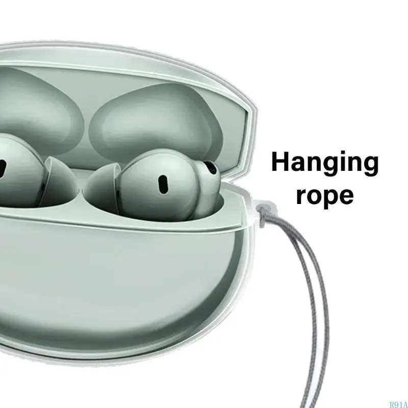 R91A 새싹을위한 R91A 헤드폰 슬리브 4 충격 저항성 Nonslip 방수 커버 인클로저