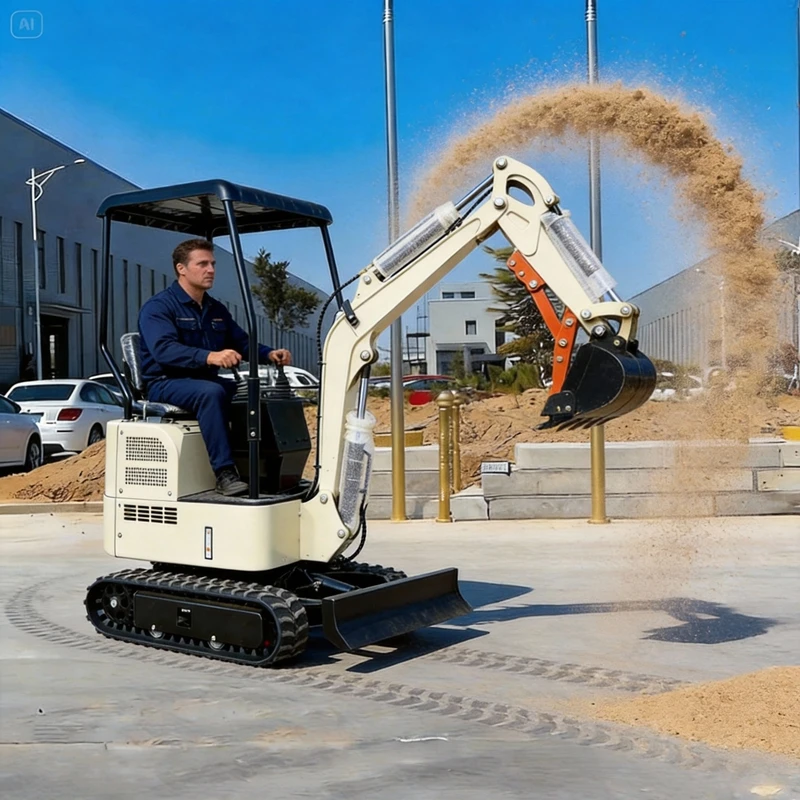 

Индивидуальный дизельный мини-экскаватор Kubota 1.0 тонны, гидравлический, для строительных работ (Европа)
