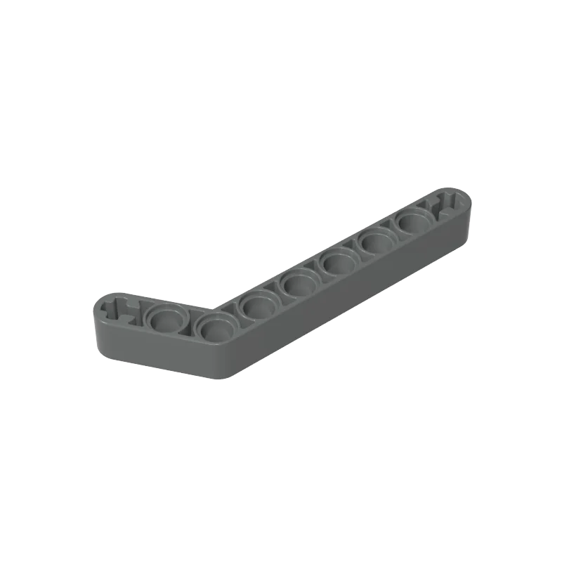 Gobricks 10 Stück 32271 Technik-Beam-Modellbausteile, 1 x 9 gebogene Universalsteine, 7–3 dicke Einzelstücke für Kinder, DIY-Geschenke