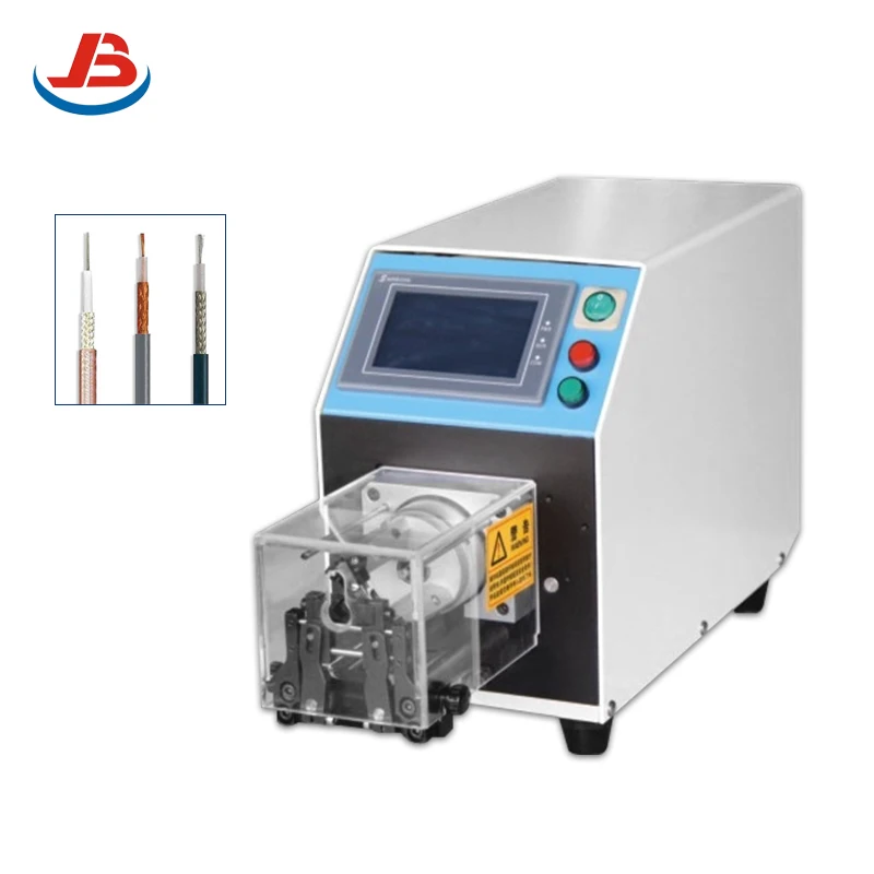 JB-4806 Factory High Efficiency Automatic/Semi-Automatic Coaxial Cable Stripping Machine Cable Manufacturing Equipment