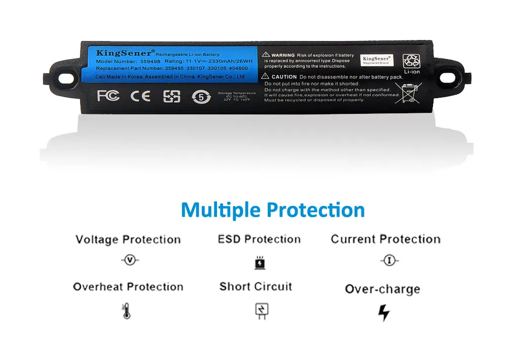 KingSener 359498   Batteria per Bose SoundLink III 330107 A 359495 330105 412540 414255   Per altoparlante Bluetooth Soundlink II 404600