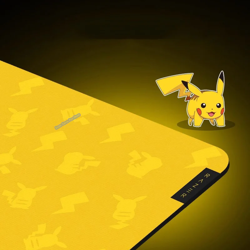 Razer Pokemon Pikachu Edition Mouse Pad Goliathus V3 Gaming Esports Mouse Mat لينة عالية الكثافة المطاط رغوة المضادة للانزلاق الجدول حصيرة