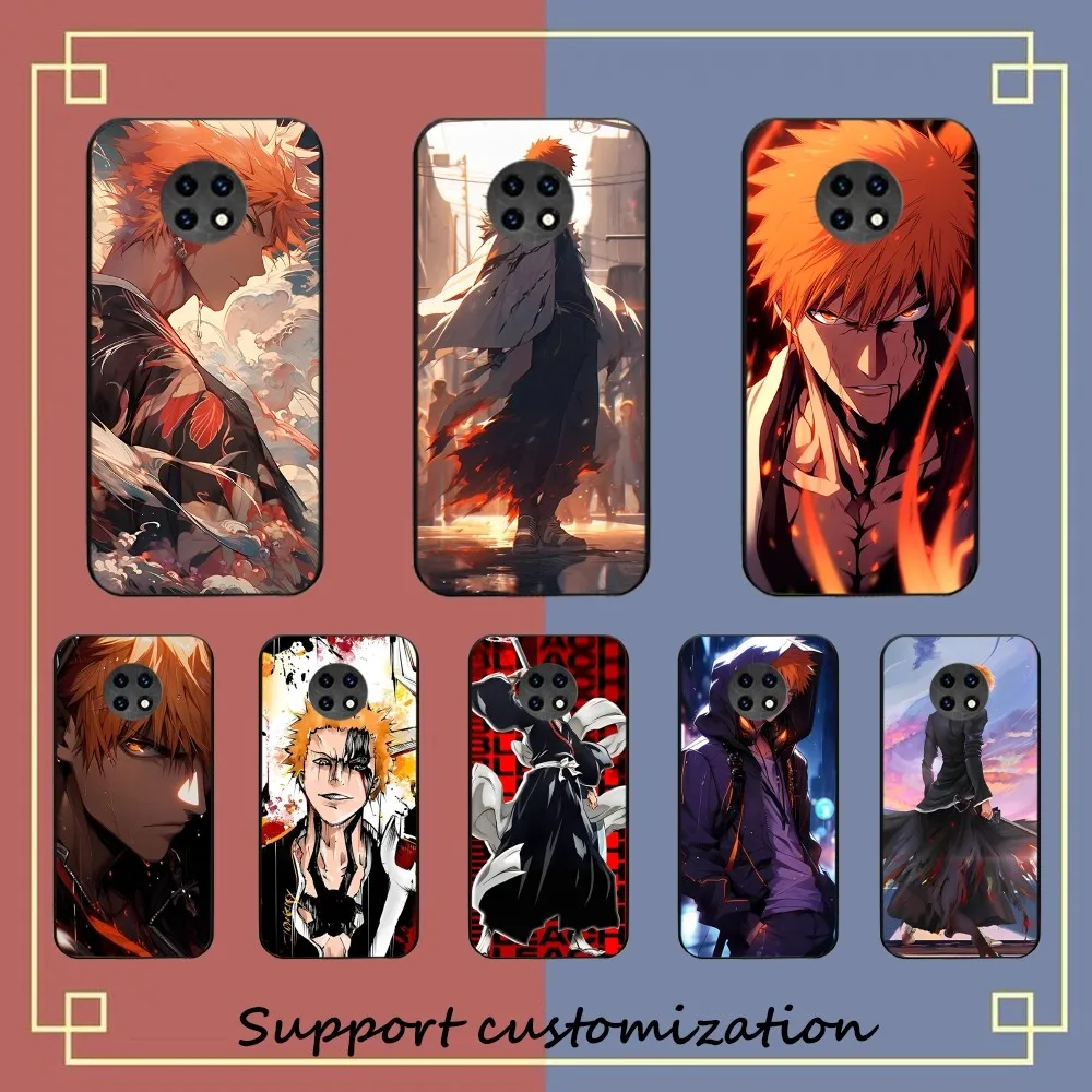 Anime Bleach Kurosaki Ichigo  Phone Case For Redmi Note 4 X 5 A 6 7 8 Pro T 9 Pro 9S 10 Pro 11 Pro 11S 11Epro PocoM3pro