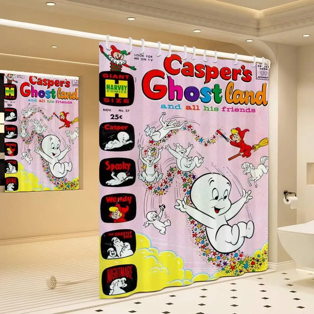 

Горячие вещи: Белая занавеска для душа «Маленький дьявол», декоративная занавеска для душа в ванной комнате, водонепроницаемая занавеска для душа с крючками