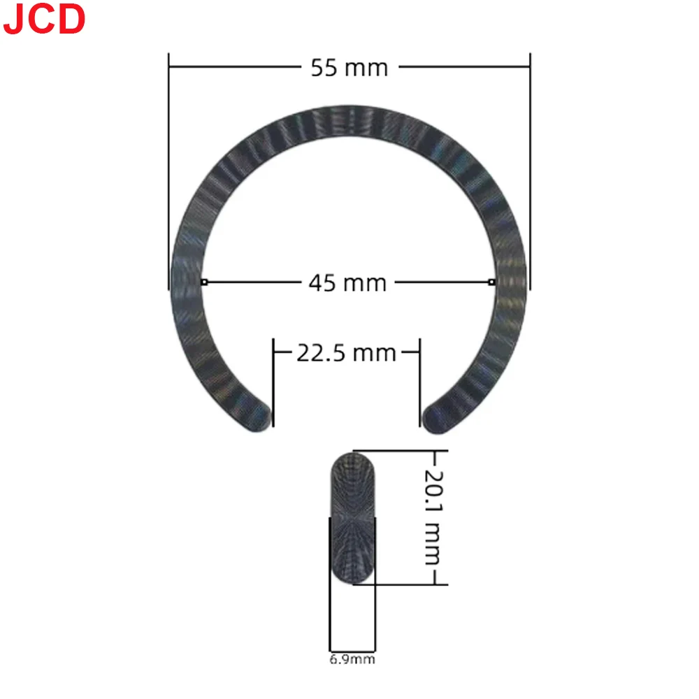 JCD 5 piezas para accesorios de teléfono Apple tiras magnéticas anillos magnéticos abiertos fundas de teléfono soportes magnéticos montados en coche