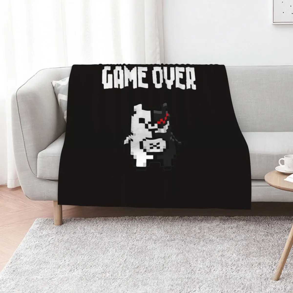 Monokuma Game Over Throw Blanket Travel Luxury Thicken Summer bed plaid Blankets For Sofas Loose Blankets
