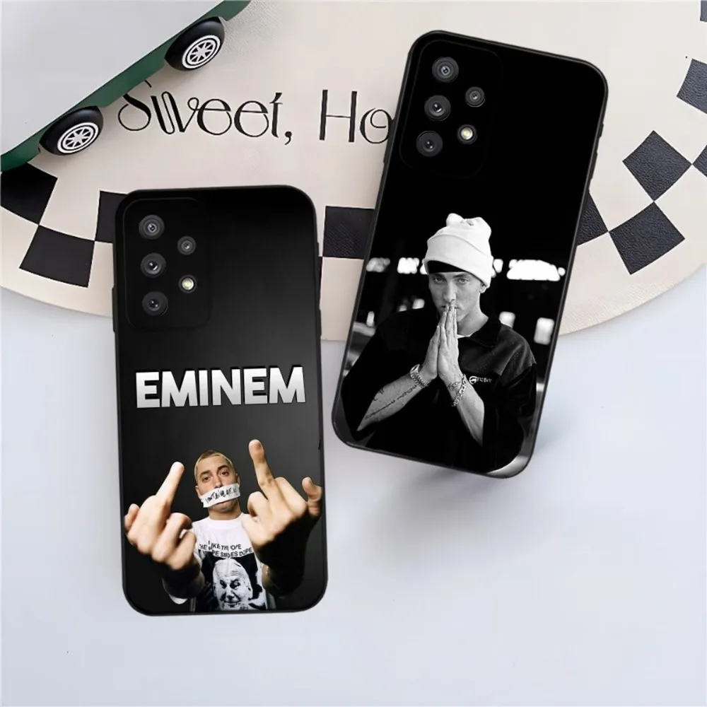 Rapper E-Eminem Phone Case For Samsung Galaxy A13,A21s,A22,A31,A32,A52,A53,A71,A80,A91 Soft Black Phone Cover