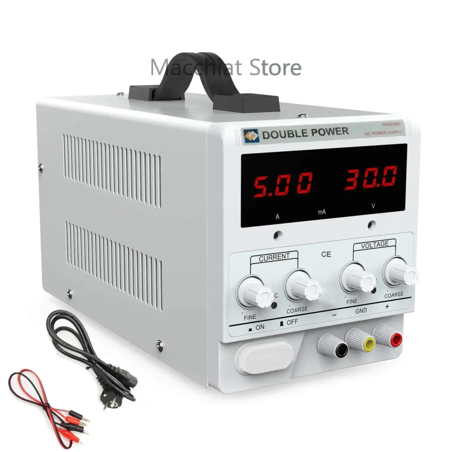 

220v EU 220V 30V10A Adjustable Digital DC power Laboratory Switching supply 30V 10A Power laptop phone repair Rework