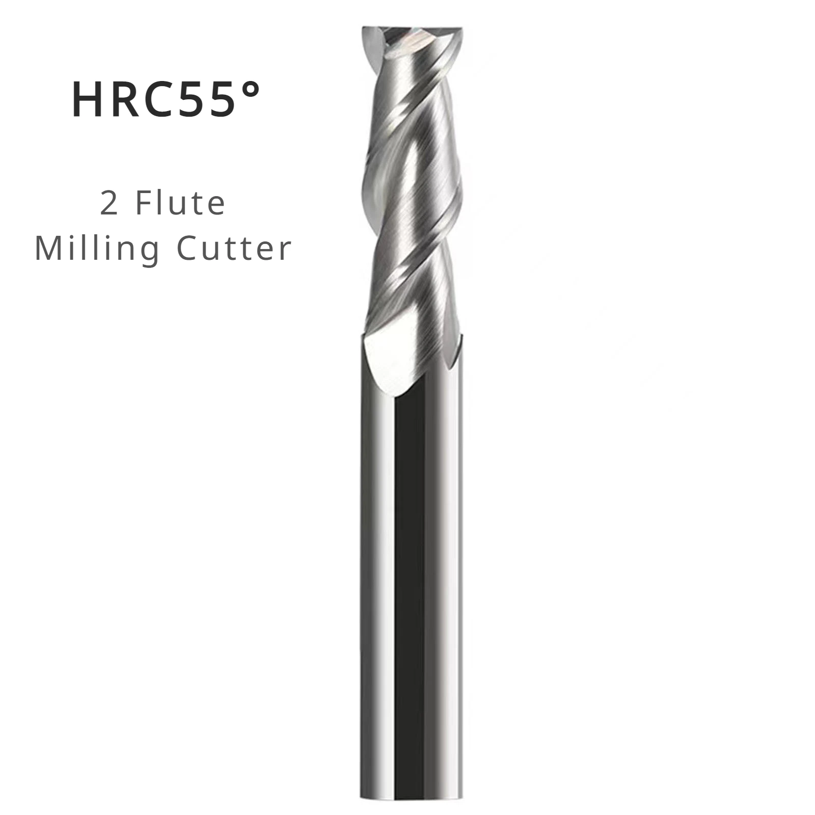 

HRC55° 2 Flute Keyway End Milling Cutter TCT Aluminum CNC Cutting Tool Specialized Hard Alloy Tungsten Steel