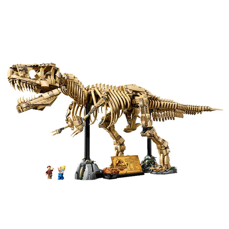 2026 New MOC Tyrannosaurus Rex Fossil Skeleton Model Home Decor Children's Boys' Holiday Gift image 3