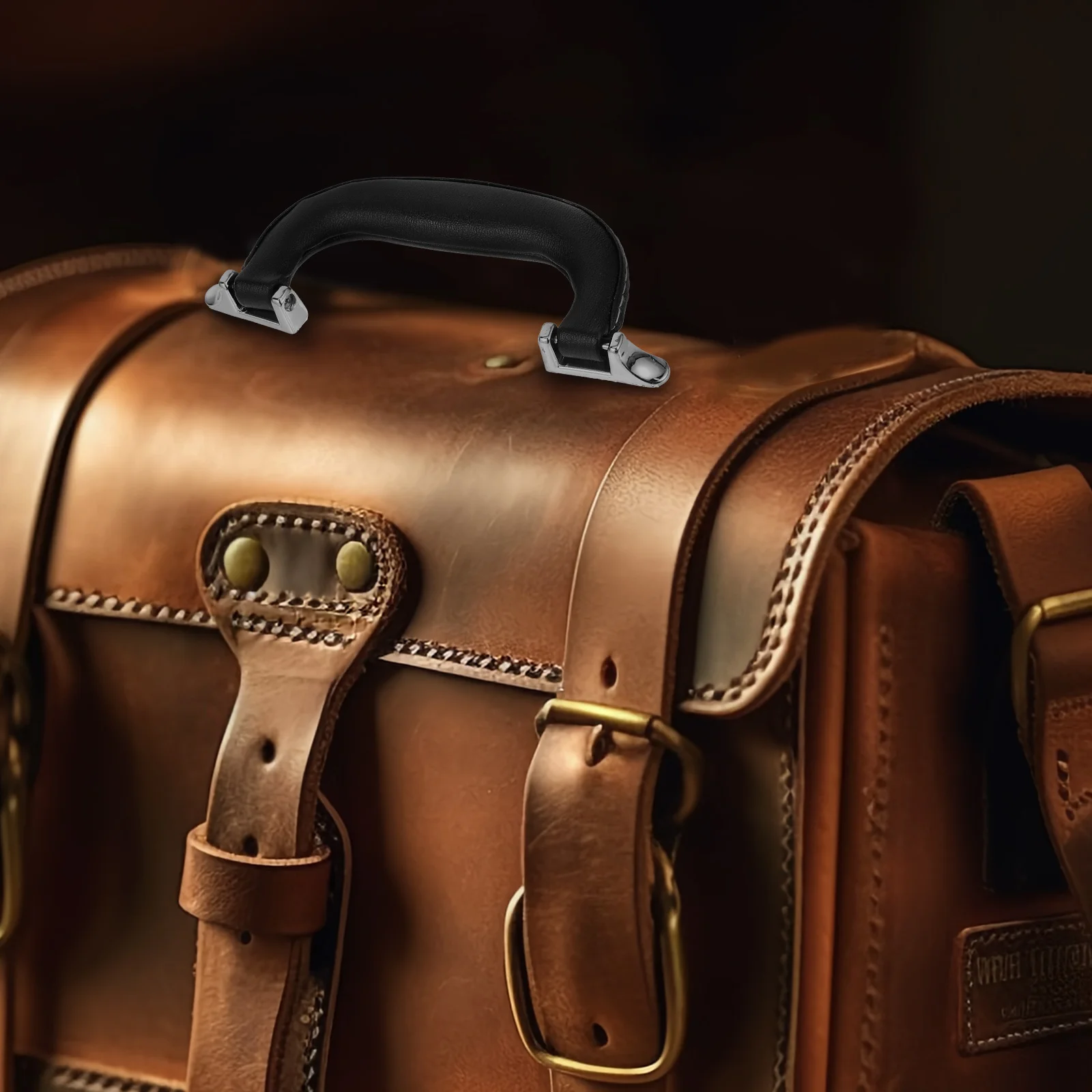 

2pcs Suitcase Handle Luggage Case Replacement Grip Foldable Durable Comfort Easy Storage Bag Tool Supply
