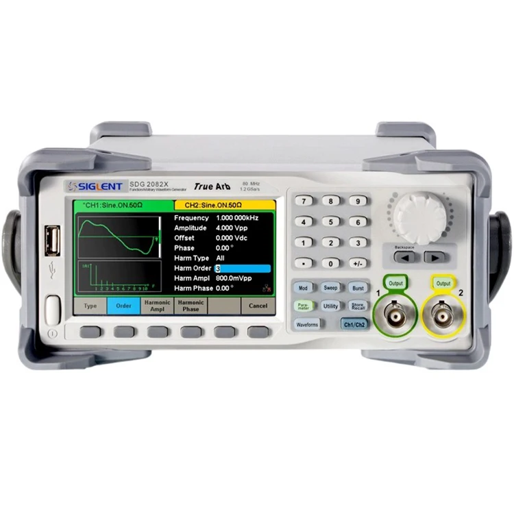 SDG2082X Arbitrary Waveform Generator: 80MHz Dual - Channel, 1.2GSa/s Sampling, 16 - Bit ResolutionAR