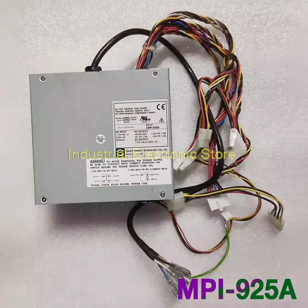 For IEI Industrial AT Power Supply MPI-925A