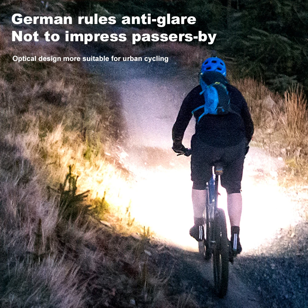 LED Bike Handlebar Flashlight USB Rechargeable Cycling Flashlight 1800LM MTB Mountain Bike Lamp Bicycle Accessories