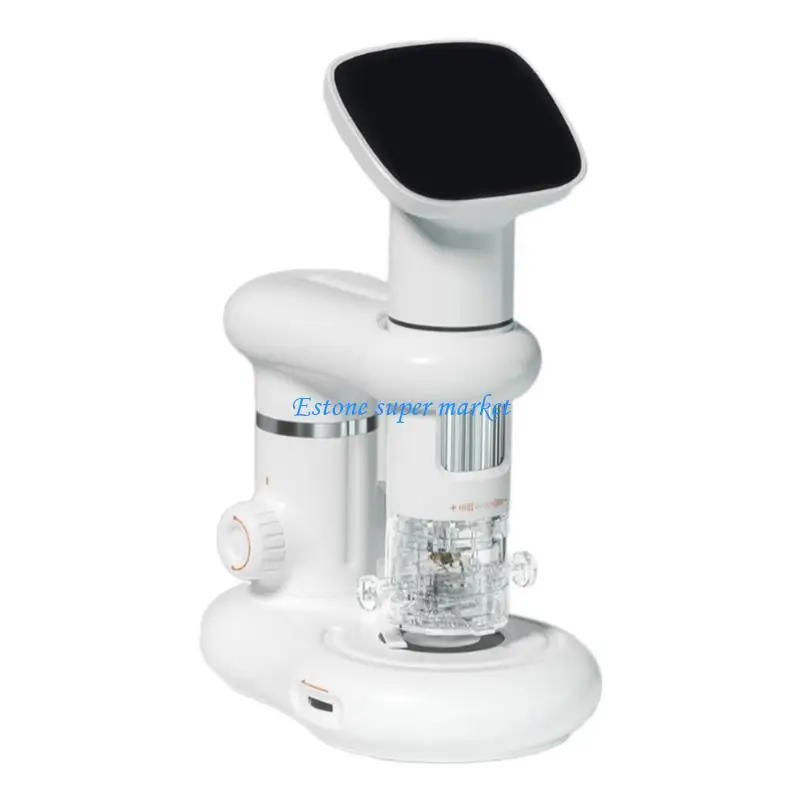 090B Microscopio LCD per studente Lente d'ingrandimento per microscopio educativo per bambini scolastici per l'osservazione