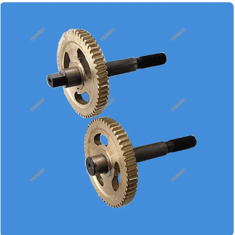 55 Teeth Brass Gear Motor 2470-7D Splined Shaft High-Quality Replacement for Home Automation Garage Door Turbine Accessory