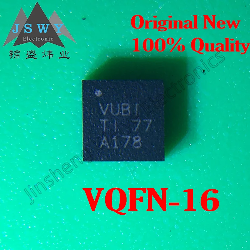 (10/100 pieces) TLV62130 TLV62130RGTR VUBI VQFN16 Synchronous Buck DC-DC Converter Chip, 100% New, Original, In Stock, Chipset