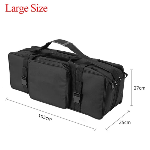 Imagen 2 del producto Bolsa de transporte para trípode fotográfico, para Flash, luz LED para vídeo, trípode, soporte de luz, bolsa de almacenamiento portátil, bolsa para cámara Oxford de una sola capa