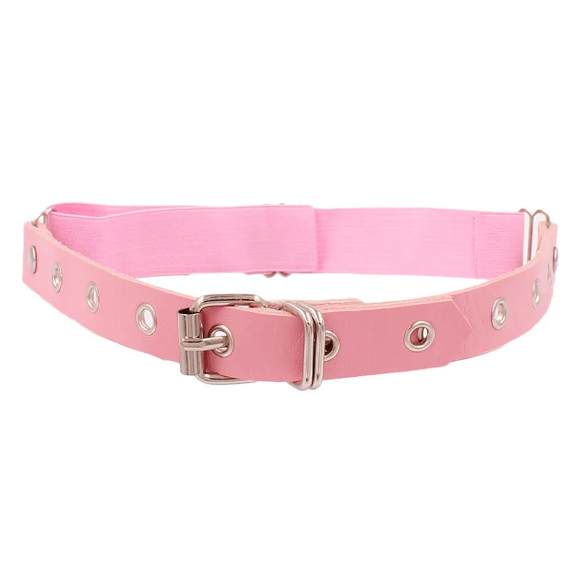 المرأة مثير مطاطا بولي Leather الجلود الساق الدائري الأربطة الملابس الداخلية حزام الشرير القلب برشام الفخذ الدائري القوطي Harajuku تسخير جوارب الرباط