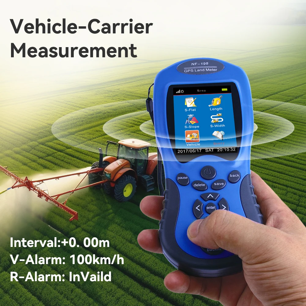 Imagem -03 - Noyafa-gps Land Meter com Display Lcd Land Survey Equipment Land Mapping Machine Distância Area Measurement Tool Nf198