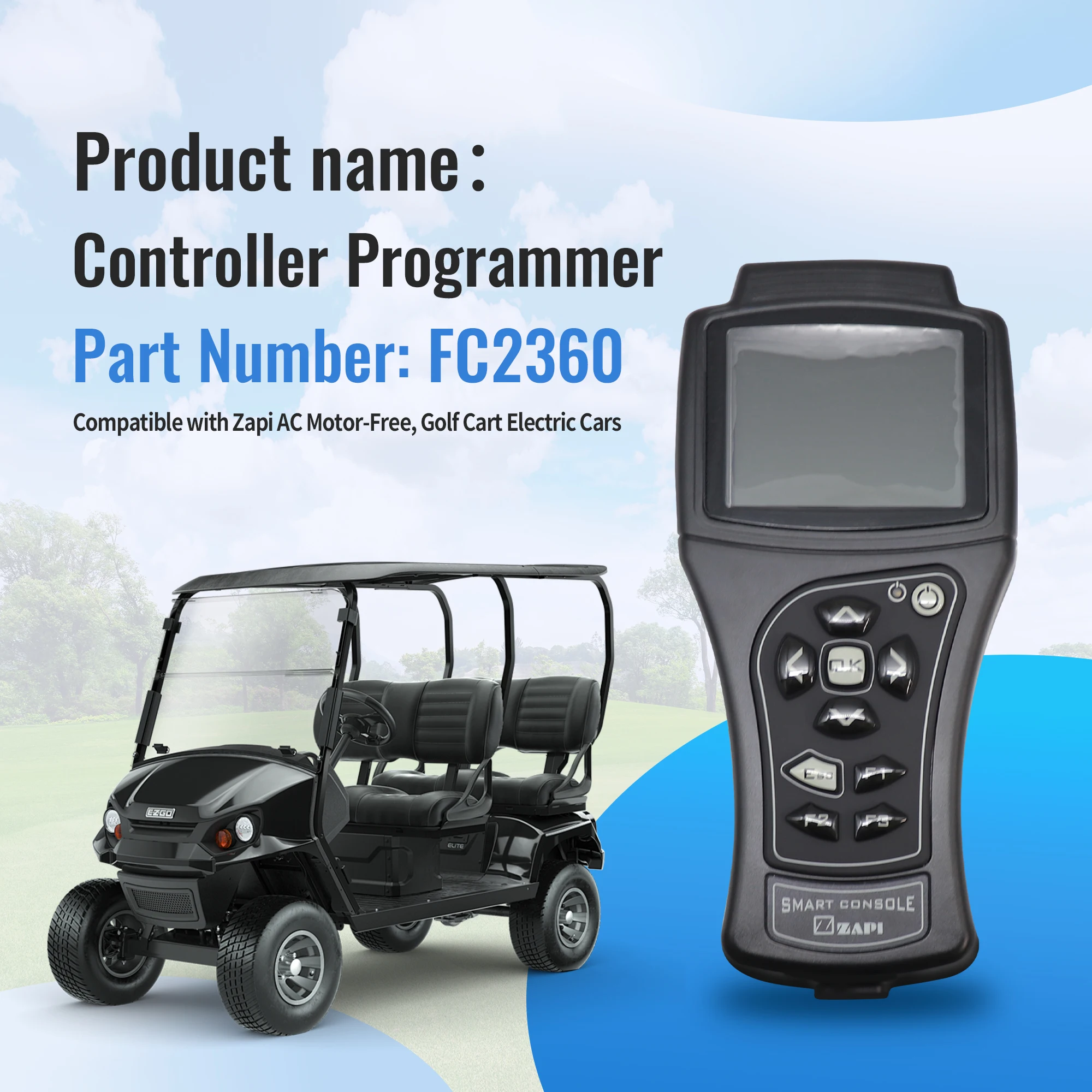 Ручной программатор Smart Console FC2360 для двигателя переменного тока Zapi FC2463-SMART вилочный погрузчик