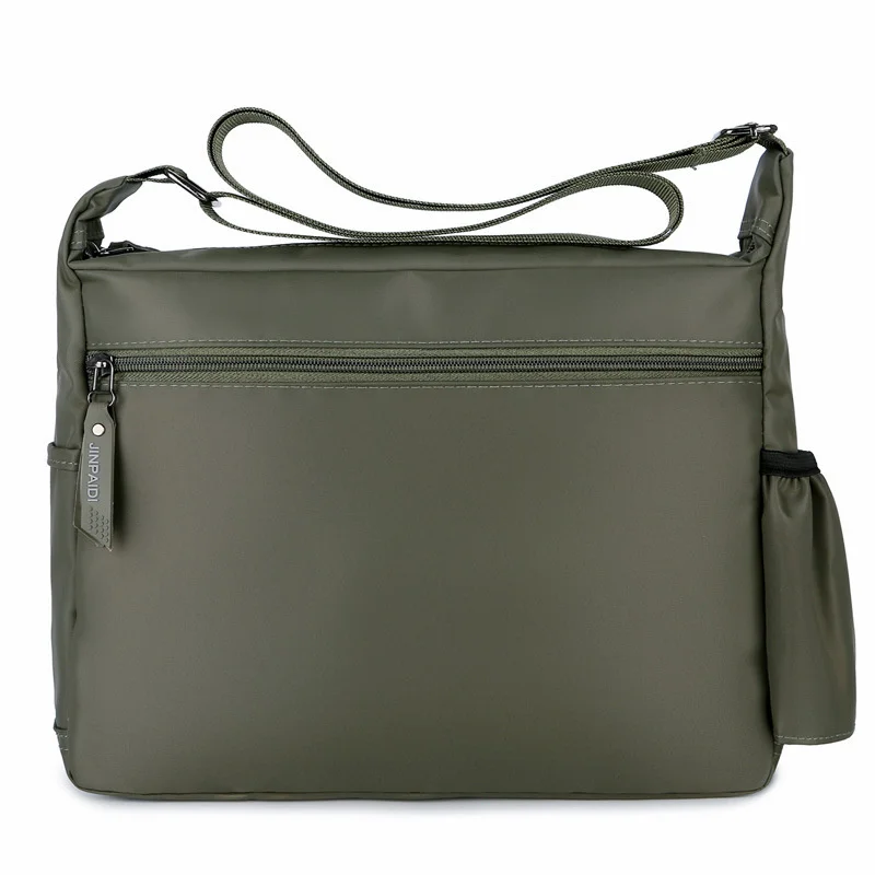 Bolsa de ombro pessoal masculina, na moda, impermeável, tiracolo, casual, de grande capacidade