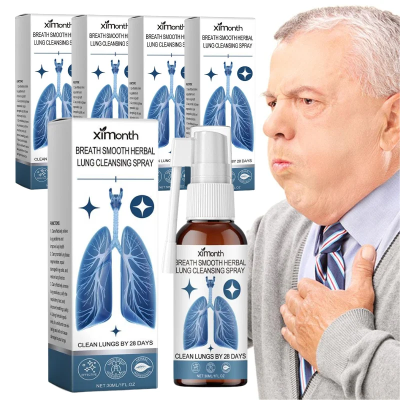 Mist Powerful Lung Support Health Lung Herbal Mist Cleanse Herbal Lung Clearing Spray 30/90/120/150/300ml Personal Health Care