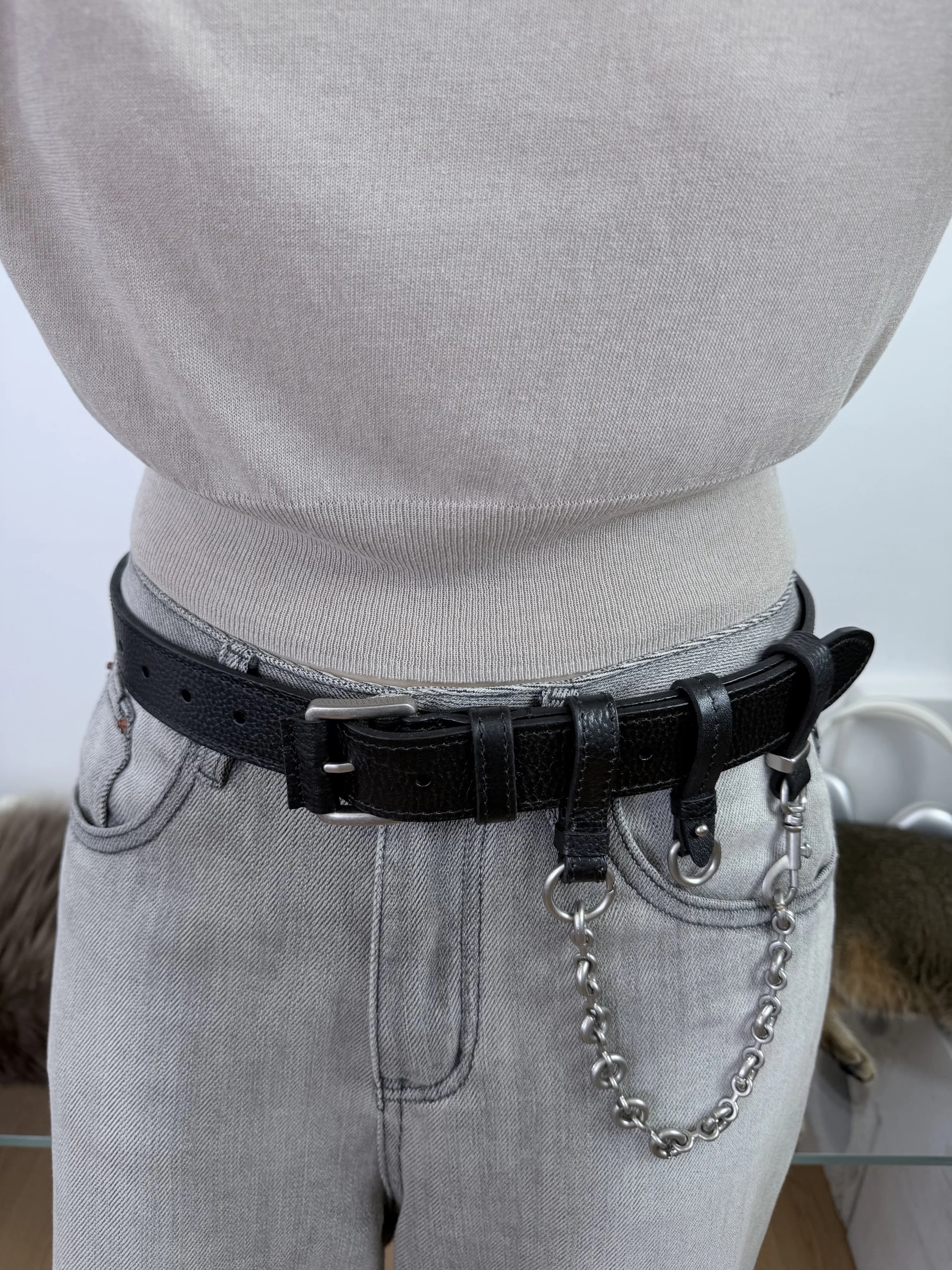 original-cleanfit-heavy-duty-top-layer-cowhide-leather-belt-with-chain-design-waist-belt-pants-belt-for-men-and-women