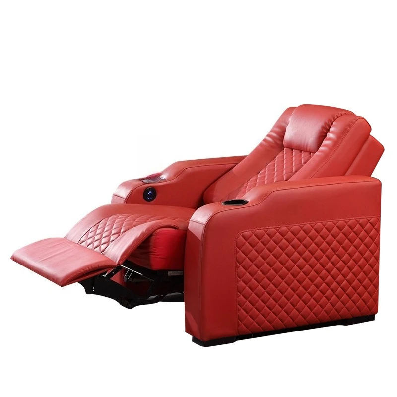 

Leather sofa light luxury living room personalized multi-functional furniture upgraded electric sofa massage chair