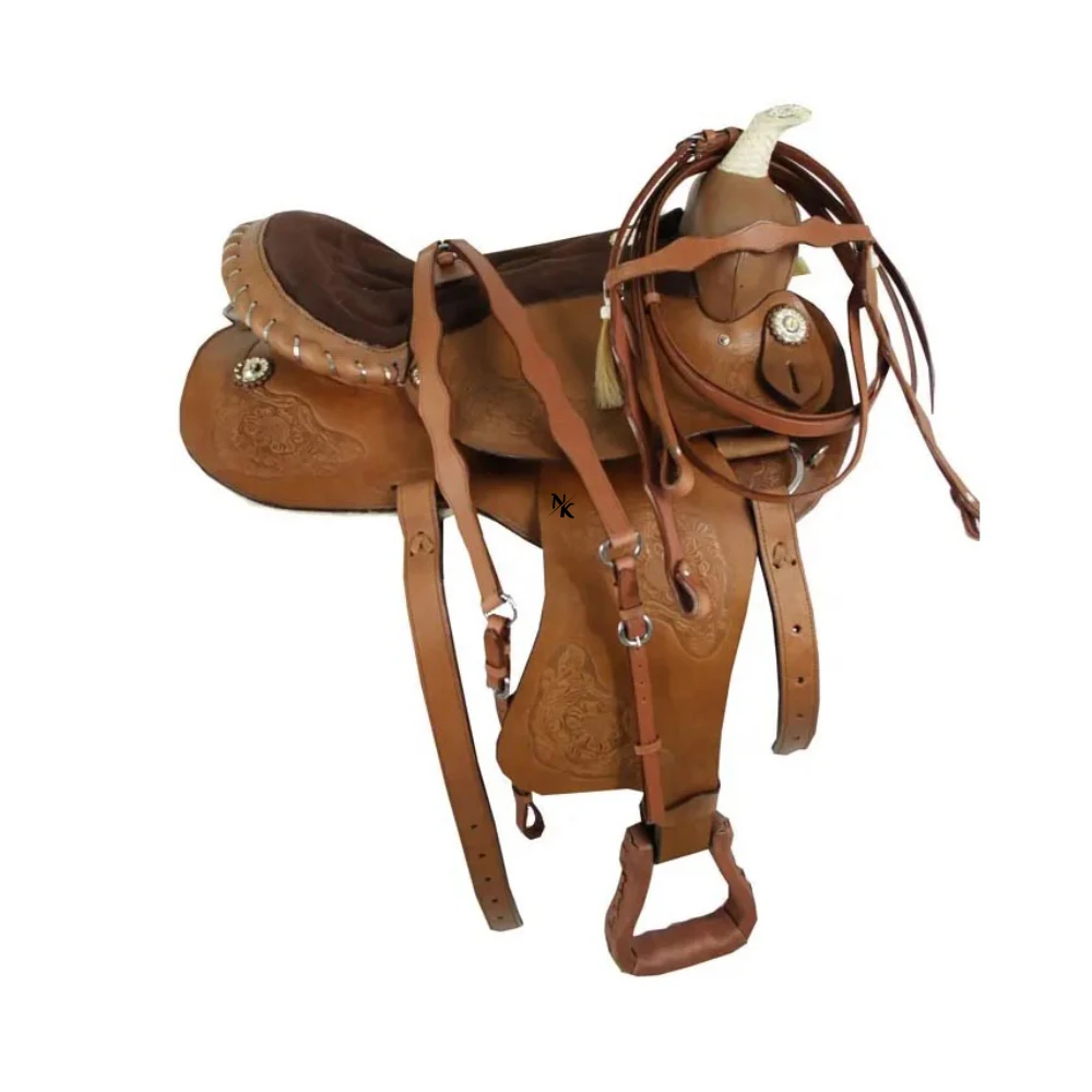 Elegante y de Calidad: Silla de Montar Western de Cuero al por Mayor, Equipo Vaquero de Rancho, Mahler Western