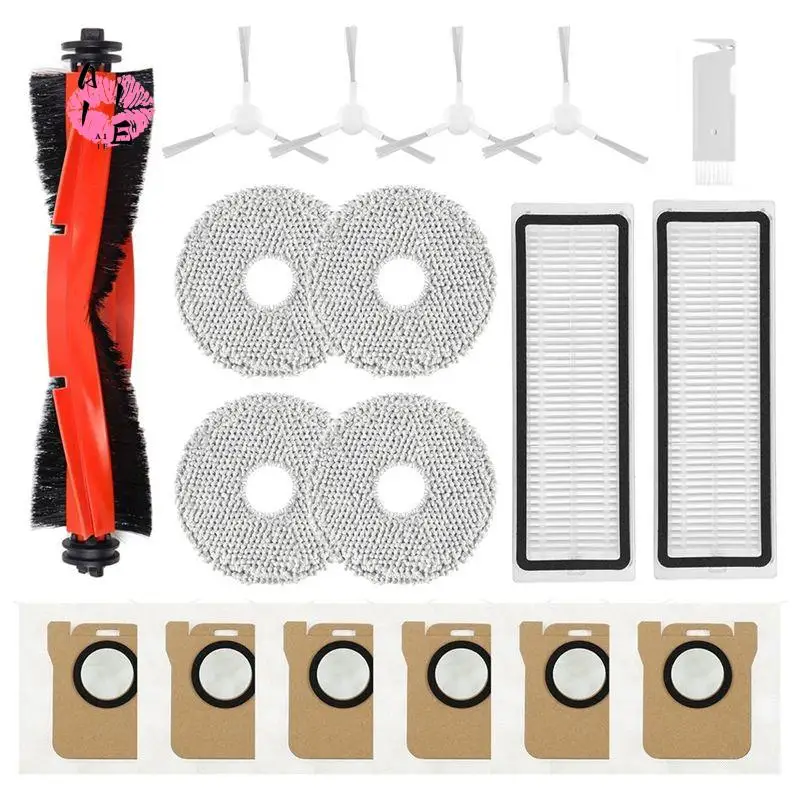 A11E-For Xiaomi X20+/X10+ Plus, For Dreame L10s Ultra/L10 Ultra/L10 Prime Robot Vacuum Cleaner Brush Filters Mop Bags