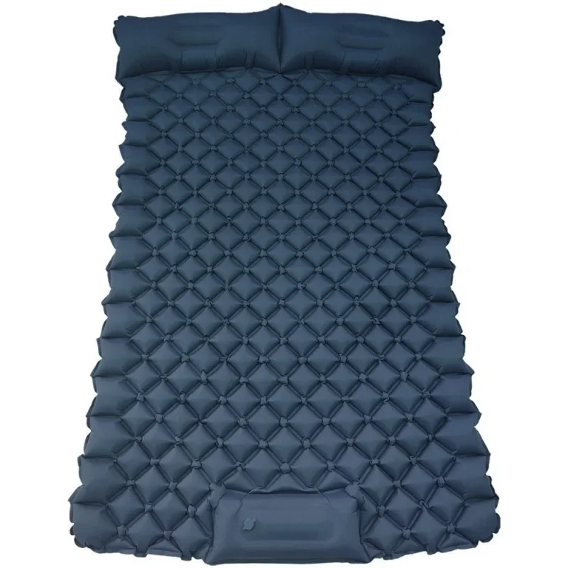 Outdoor camping inflatable, double sleeping pad, mountaineering portable inflatable pad