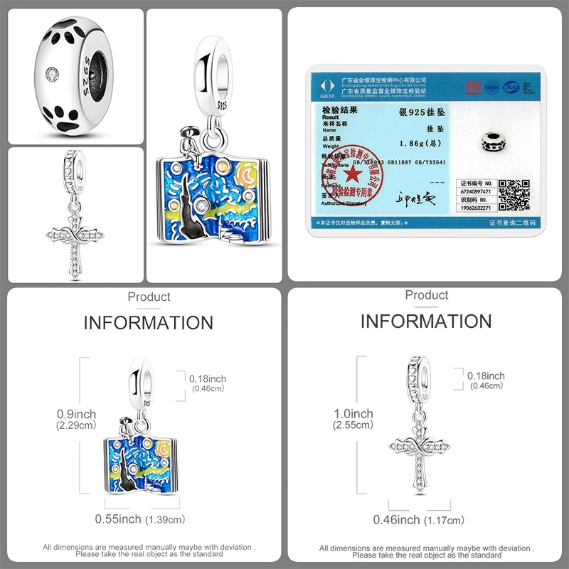 3-teiliges Charm-Perlen-Set, bunte Emaille-Tier-, Blumen- und Herz-Anhängerperlen für DIY-Armband, Halskette, Schmuckherstellung, Geschenk für Frauen und Mädchen – Detail 11