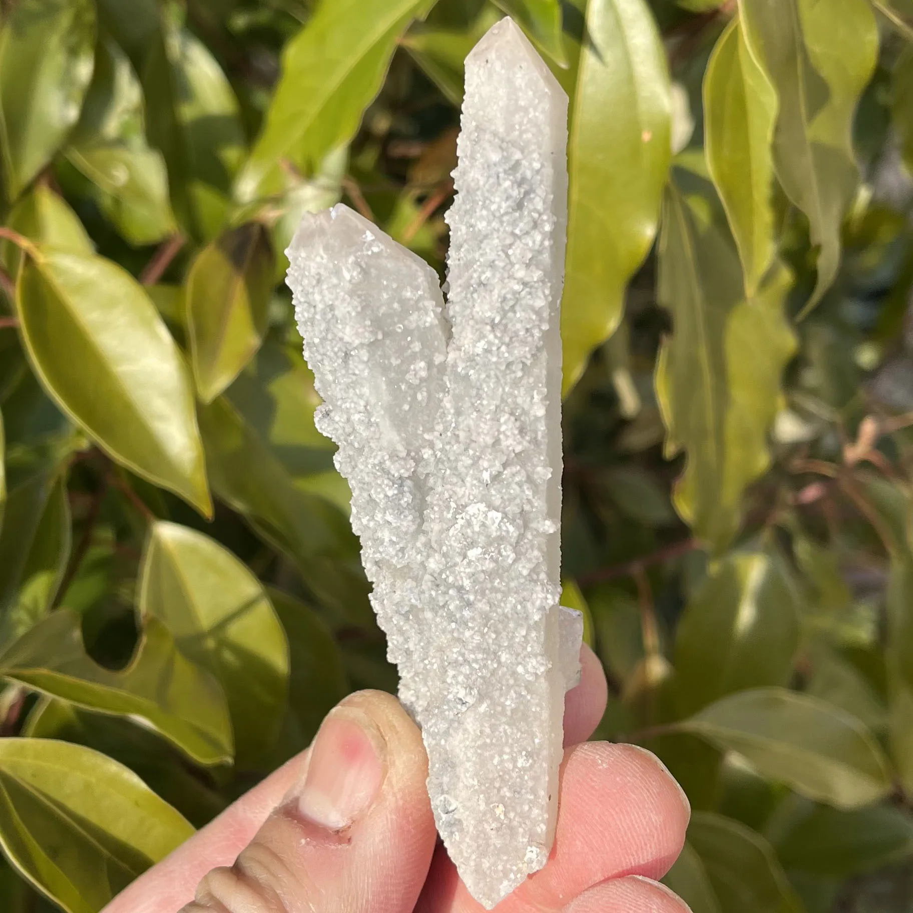 

China Inner Mongolia twin crystal mineral crystal ore specimen ornamental raw stone ornaments