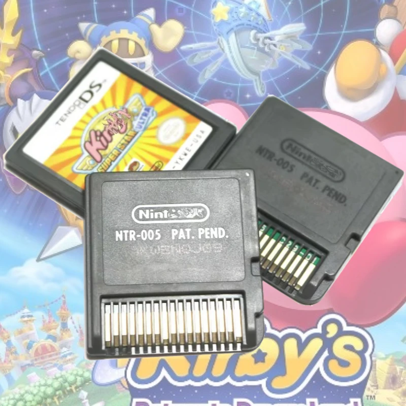 Tarjetas de juego DS Kirby Series USA Kirby Series Canvas Curse/Squeak Squad/Super Star Ultra tarjeta de consola de videojuegos para NDS 3DS