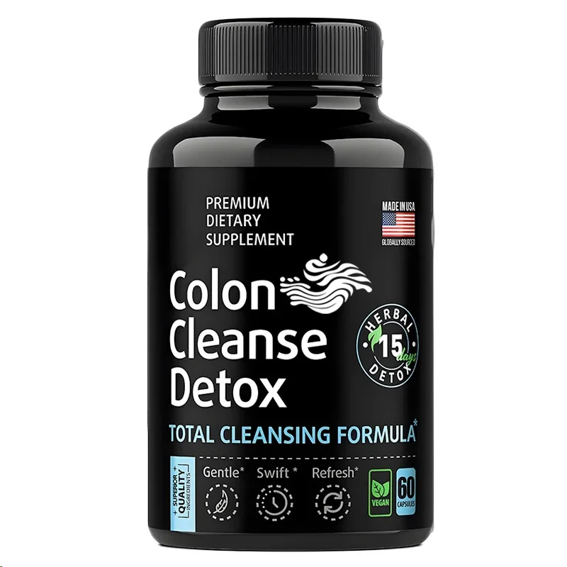 Colon Cleansing 15days, Intestinal Cleansing,detoxification,male And Female Bloating Relief,containing Capsules Of Psyllium Husk