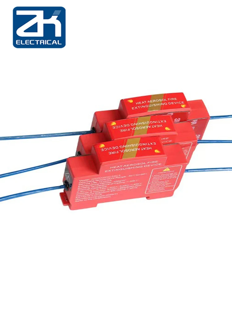 Dispositivo Ignifugo per Quadri/Armadi di Distribuzione Non Inquinanti con Design a Doppia Linea per Montaggio su Guida DIN