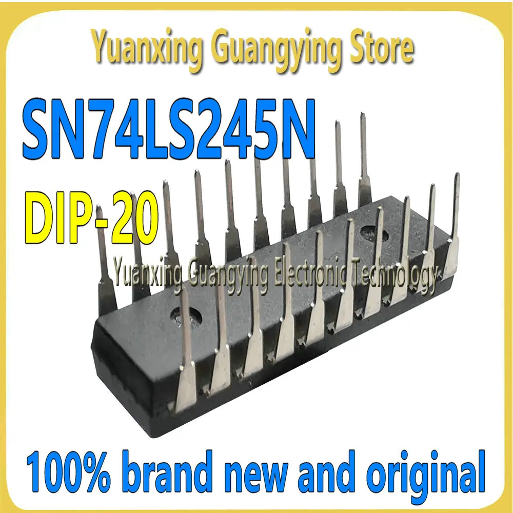 (10 pieces) SN74LS245N SN74LS245 74LS245 DIP-20 Bus Transceiver Logic Chip 100% Brand New