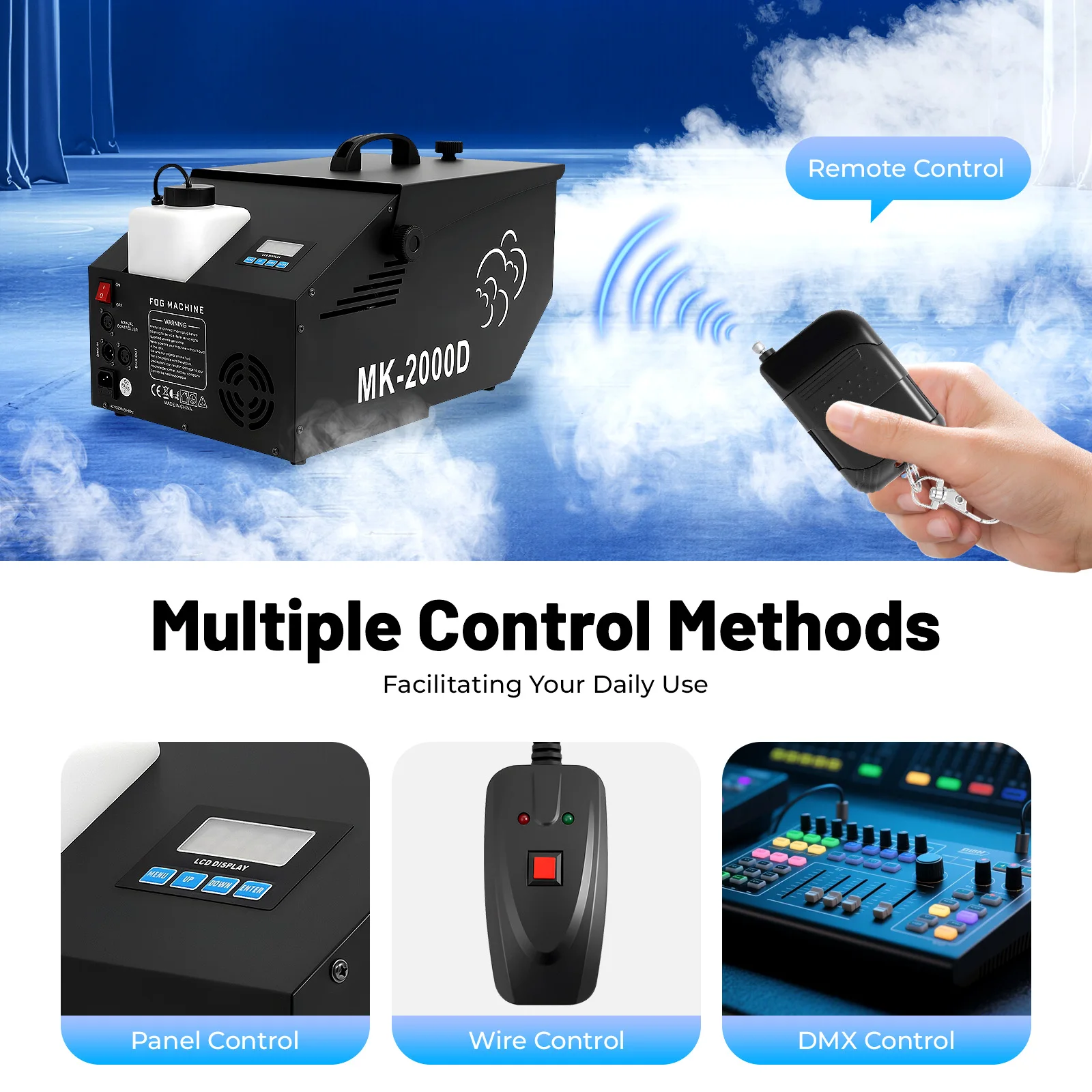 1200W Dmx Fog Machi…