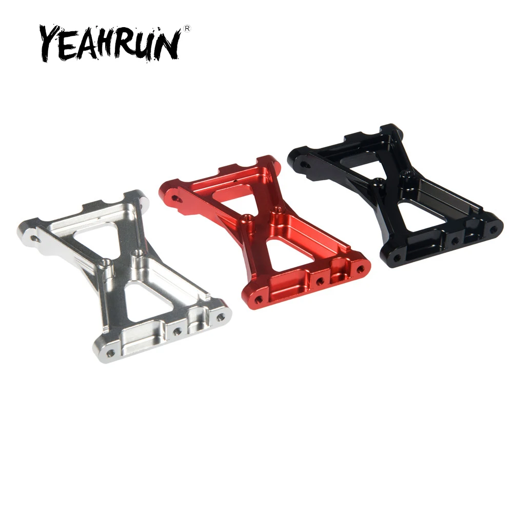 YEAHRUN Aluminum Alloy Rear Chassis Brace Crossmember Fixed Mount for TRX-4 1/10 RC Crawler Car Upgrade Parts