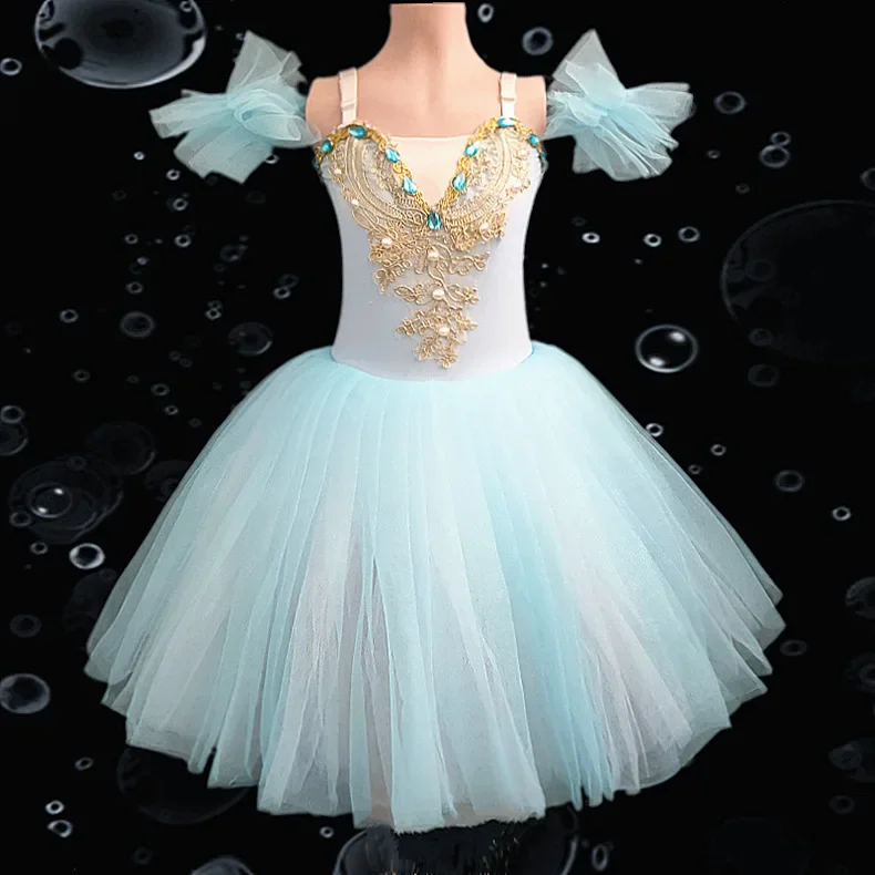 

Summer Children's Ballet Leotard Pink Tutu Fluffy Dresses Girl Stage Kids Dress Baby Princess Dance Costume Party Girls Clothes