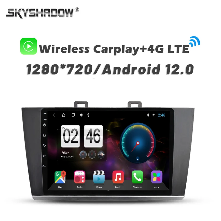 720P 360 Camera SIM Carplay 8G+256G Android 13.0 Car DVD Player GPS WIFI Bluetooth RDS Radio For Subaru Outback Legacy 2015-2018